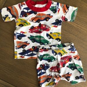 Race Car short pajama set from Hanna Andersson